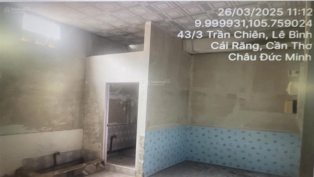 Bán nhà riêng tại td41 tbd31, phường lê bình (nay là phường cái răng, thành phố cần thơ)03053735