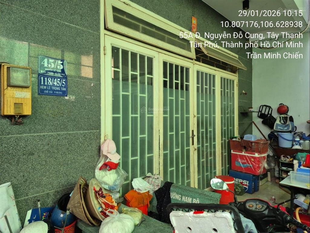 Ngân hàng bán trực tiếp nr 72.9m2 tại nguyễn đỗ cung, tây thạnh, tân phú, hcm02508905