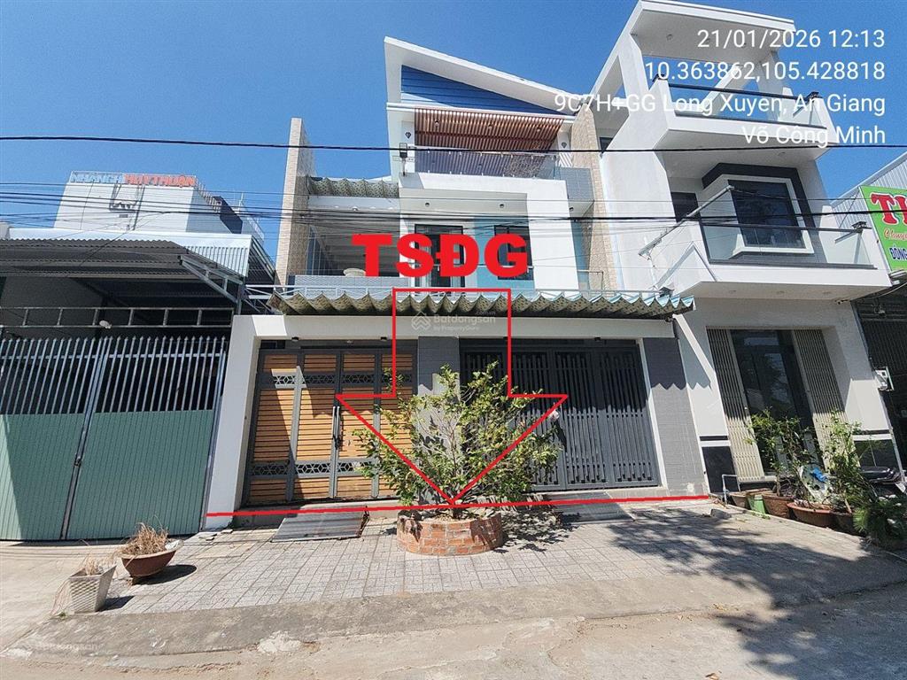Bán nhà đất tại thửa đất số 109  110, p. mỹ phước, tp. long xuyên, 162m2, view đẹp  04631731