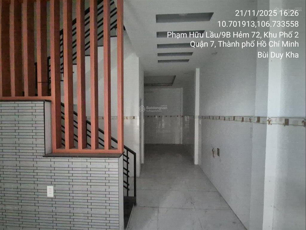 Bán nhà riêng tại 115/63 phạm hữu lầu, q7, giá siêu hời 6 tỷ vnd, 95,47m203374245