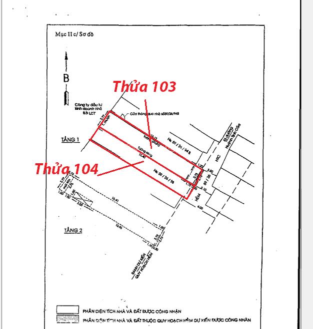 Ngân hàng bán trực tiếp thửa 103 và 104 đường huỳnh tịnh của, tp. hcm0236 332 4***14489