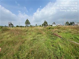 Bán đất tại thửa đất số 288, tờ bản đồ số 102, thị trấn long điền, 2,65 tỷ, 134,8 m2