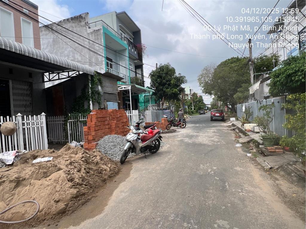 Ngân hàng bán trực tiếp lô đất 78.5m2 tại td309, phường bình khánh, long xuyên, an giang04731377