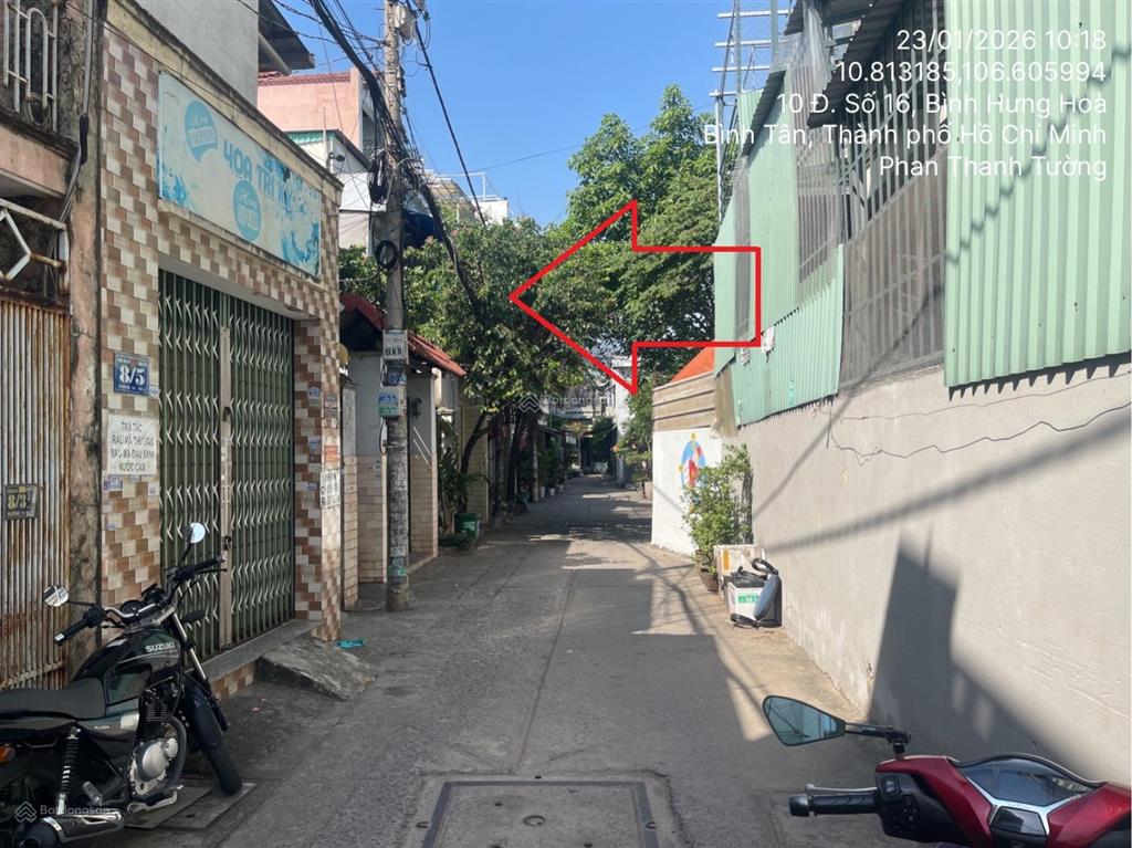 Bán nhà riêng tại 8/5 đường số 16, khu phố 2, bình hưng hòa, bình tân, hcm, 142.6m2, 05832561