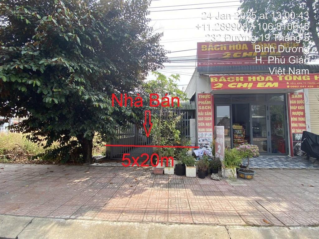 Ngân hàng bán trực tiếp, thủ tục nhanh gọn 100m2 nhà tại phước vĩnh, phú giáo, bình dương03365858