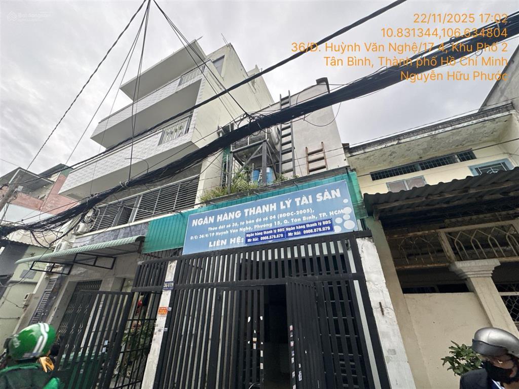 Bán nhà riêng tại td36, tbd04, 36/4/19 huỳnh văn nghệ, phường 15, quận tân bình, hcm