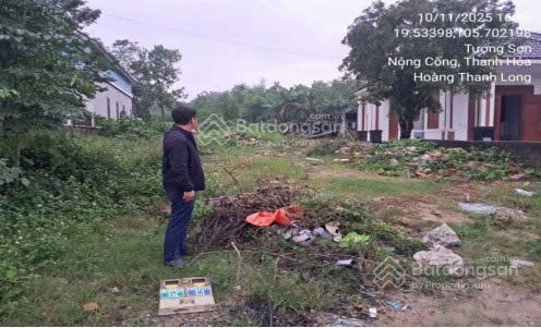 Ngân hàng thanh lý lô đất 240m2 tại td23 thôn thị long  tượng sơn  nông cống  thanh hóa 03814744