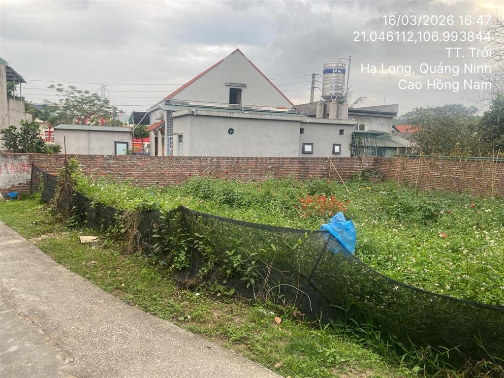 Bán lô đất thửa 31, tờ bản đồ 34, khu trới 9, p. hoành bồ, tp hạ long, quảng ninh04915710