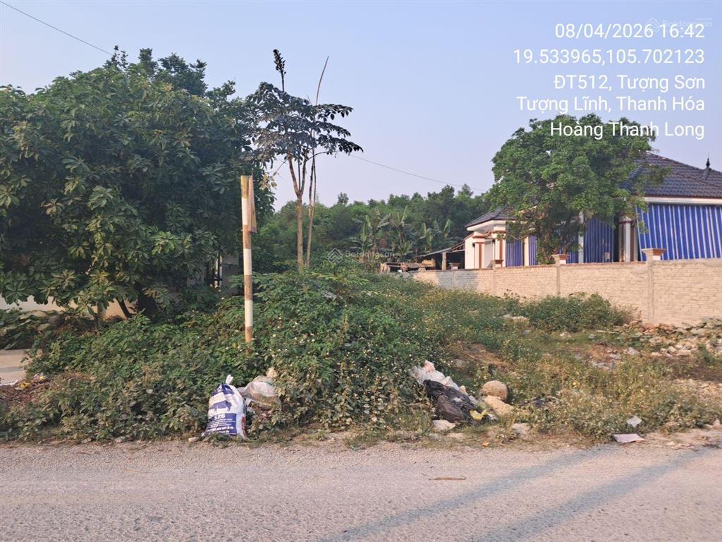 Bán lô đất 223m2 tại td155 tbd39 đo vẽ năm 20026, thôn thị long, tượng sơn, nông cống, thanh hóa