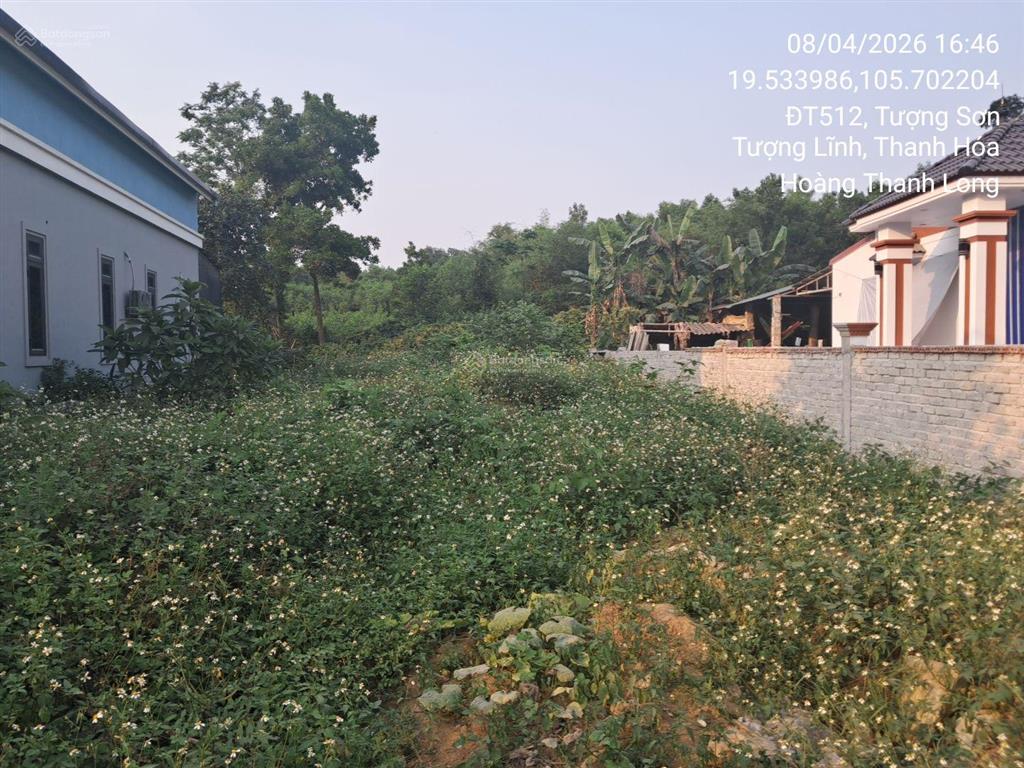 Bán lô đất 223m2 tại td155 tbd39 đo vẽ năm 20026, thôn thị long, tượng sơn, nông cống, thanh hóa