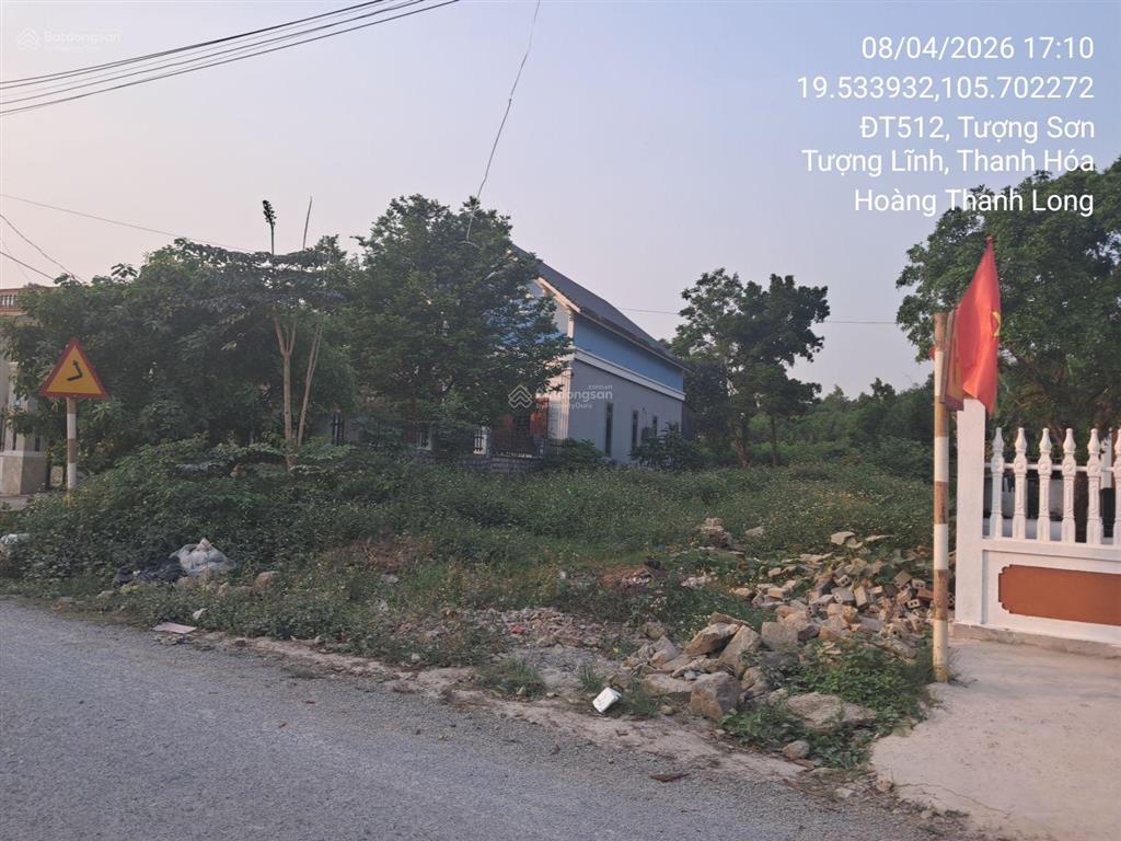Bán lô đất 223m2 tại td155 tbd39 đo vẽ năm 20026, thôn thị long, tượng sơn, nông cống, thanh hóa