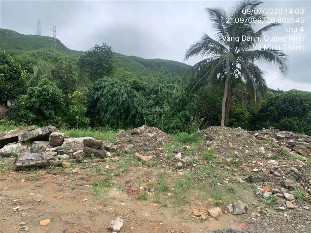 Thửa đất 2a, tờ bản đồ số 90, khu 5a, vàng danh, uông bí, quảng ninh