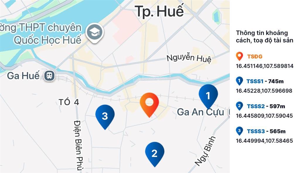 Bán thửa đất 65, tờ bản đồ 18, 65c/1 trần phú, phường phước vĩnh, tp huế, tỉnh thừa thiên huế