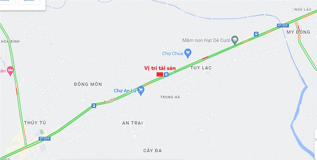 Ngân hàng thanh lý 214m2 bđs tại thôn tây, xã trung hà, huyện thủy nguyên, tp hải phòng