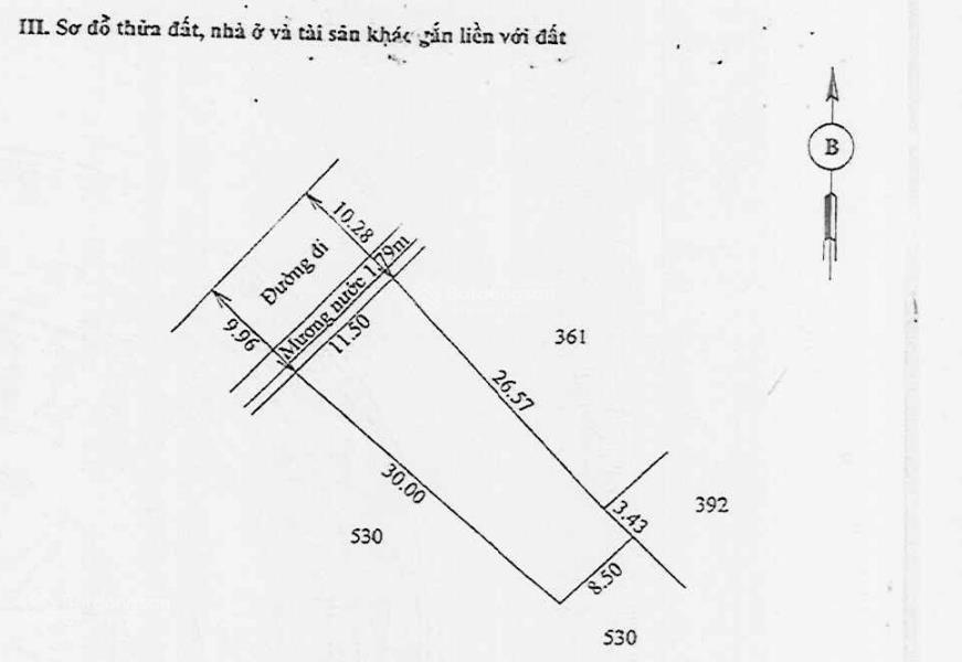 Bán thửa đất 529 tờ bản đồ 11, tổ 07, phường phú bài, thị xã hương thủy, tỉnh thừa thiên huế