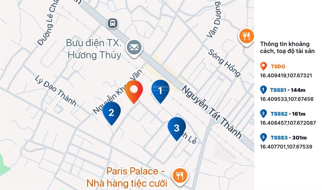 Bán thửa đất 529 tờ bản đồ 11, tổ 07, phường phú bài, thị xã hương thủy, tỉnh thừa thiên huế