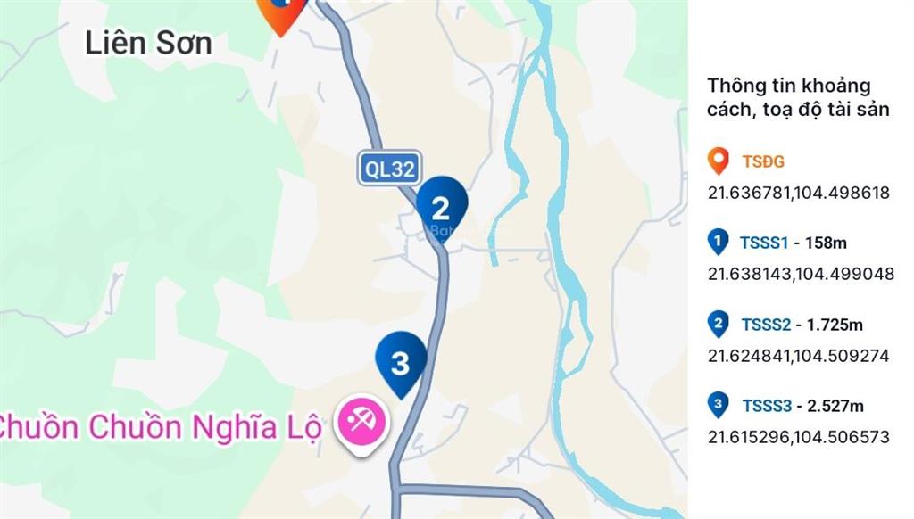 Bán thửa đất số 45, mảnh trích đo địa chính số 61  2020, bản cai, thị xã nghĩa lộ, tỉnh yên bái