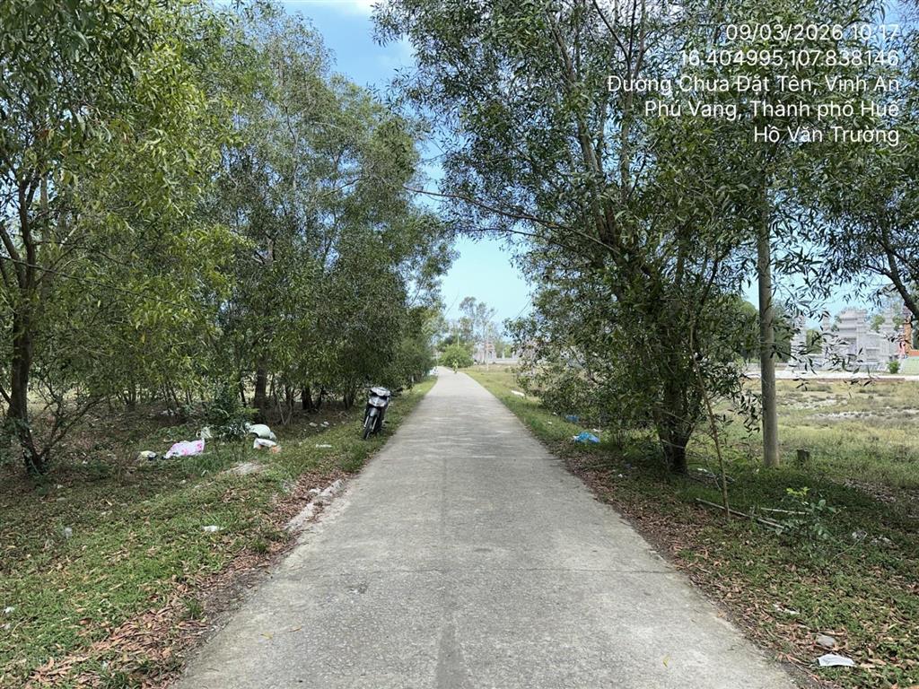 Bán thửa đất 121  122 tbd25, thôn an mỹ, xã vinh an, huyện phú vang, tỉnh thừa thiên huế