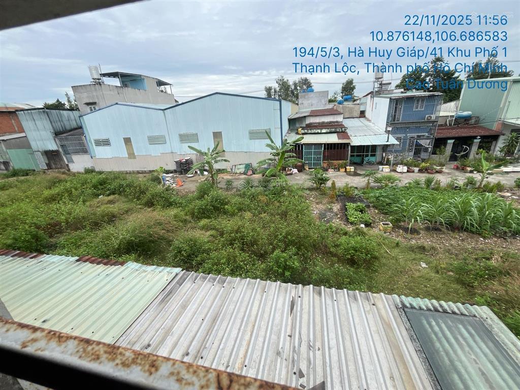 Bán đất tại thửa đất số 553, tbd14, phường thạnh lộc, quận 12, tp. hồ chí minh, 5,1 tỷ, 104,6m2