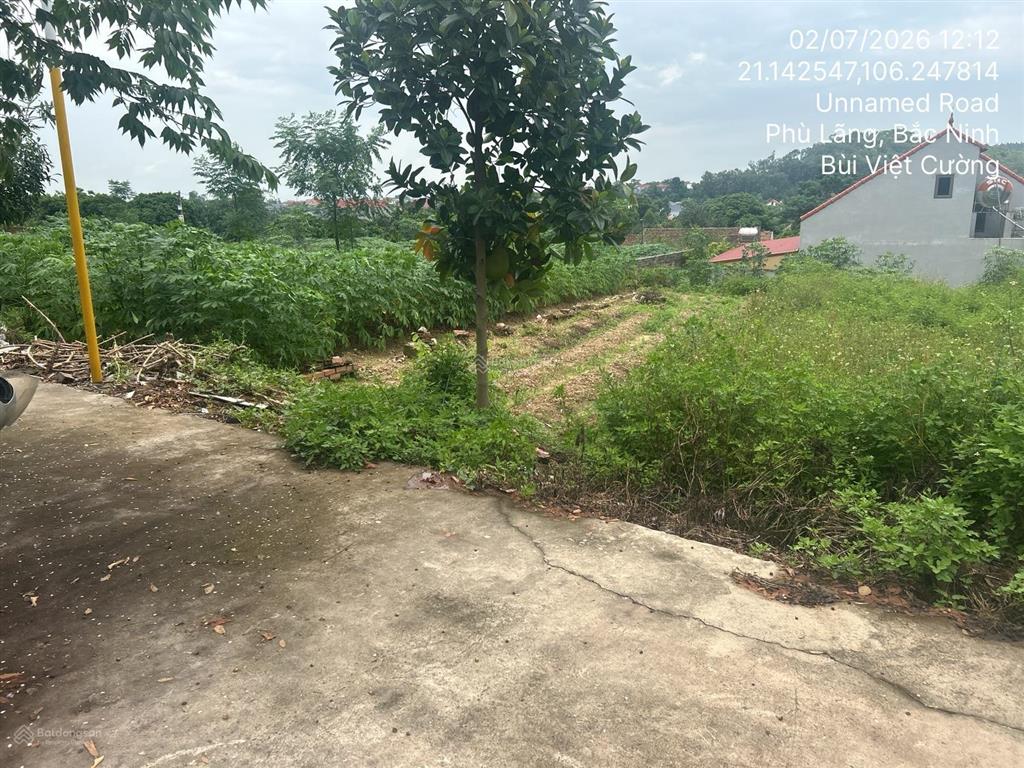 Bán thửa đất số 219, tờ bản đồ 19, tại xã châu phong, huyện quế võ, tỉnh bắc ninh
