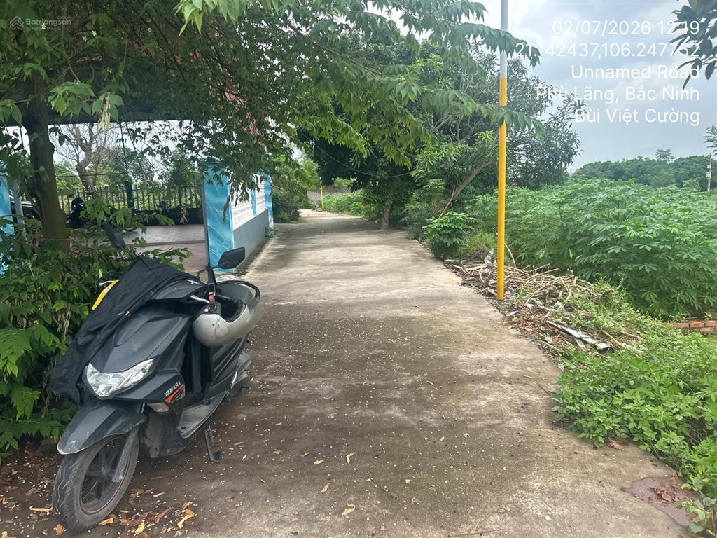 Bán thửa đất số 219, tờ bản đồ 19, tại xã châu phong, huyện quế võ, tỉnh bắc ninh