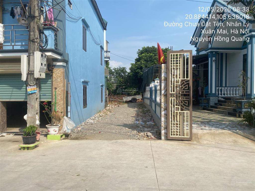 Bán thửa đất 261 tờ bản đồ 02, thôn nhân lý, xã nam phương, huyện chương mỹ, tp hà nội
