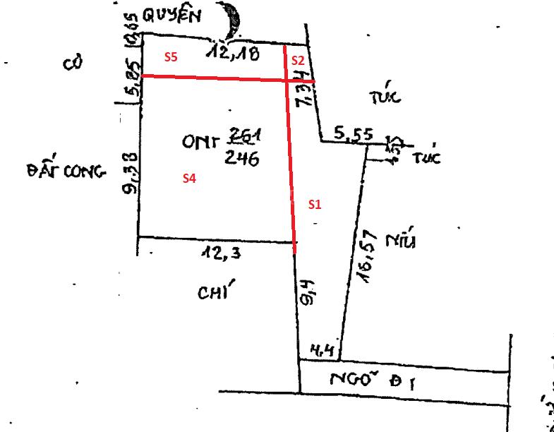 Bán thửa đất 261 tờ bản đồ 02, thôn nhân lý, xã nam phương, huyện chương mỹ, tp hà nội