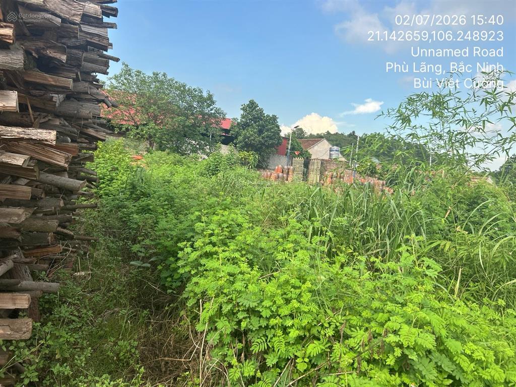 Bán thửa đất số 220, tờ bản đồ số 20. tại xã châu phong, huyện quế võ, tỉnh bắc ninh
