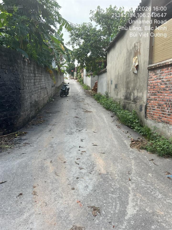 Bán thửa đất số 220, tờ bản đồ số 20. tại xã châu phong, huyện quế võ, tỉnh bắc ninh