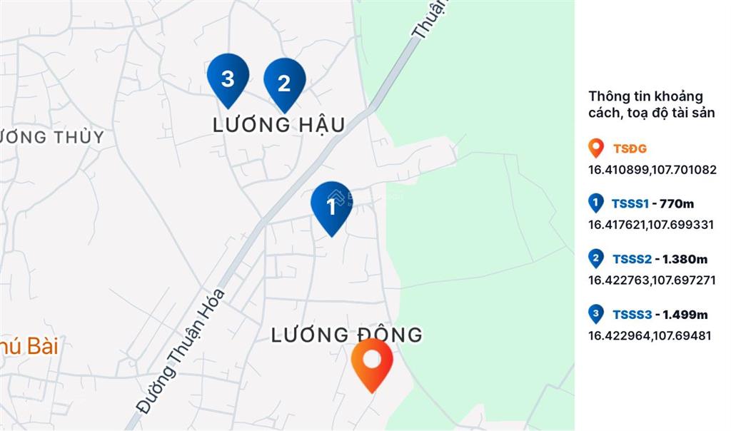 Bán thửa đất 688, tờ bản đồ 11, tổ 7, phường thủy lương, thị xã hương thủy, tỉnh thừa thiên huế