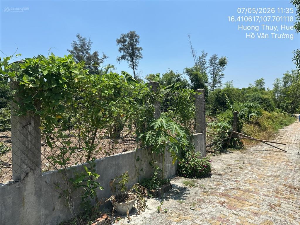 Bán thửa đất 688, tờ bản đồ 11, tổ 7, phường thủy lương, thị xã hương thủy, tỉnh thừa thiên huế