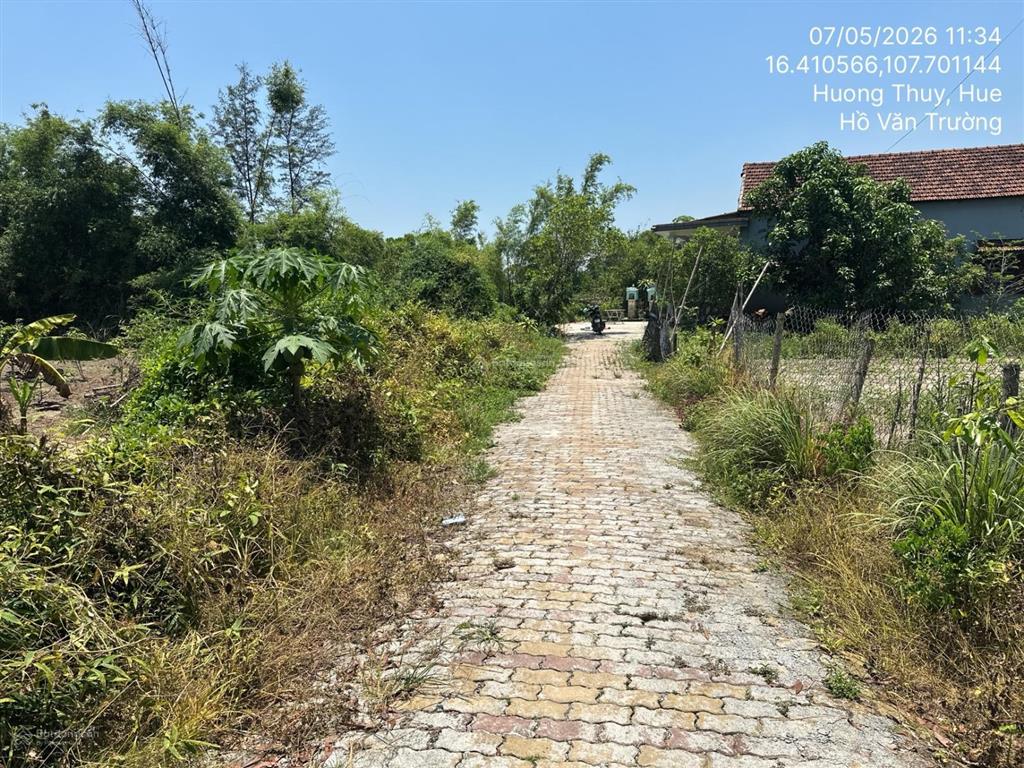 Bán thửa đất 688, tờ bản đồ 11, tổ 7, phường thủy lương, thị xã hương thủy, tỉnh thừa thiên huế