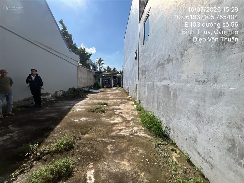 Bán thửa đất 99 tờ bản đồ 62, đường lê văn sô, khu vực 2, phường an thới, quận bình thủy, cần thơ