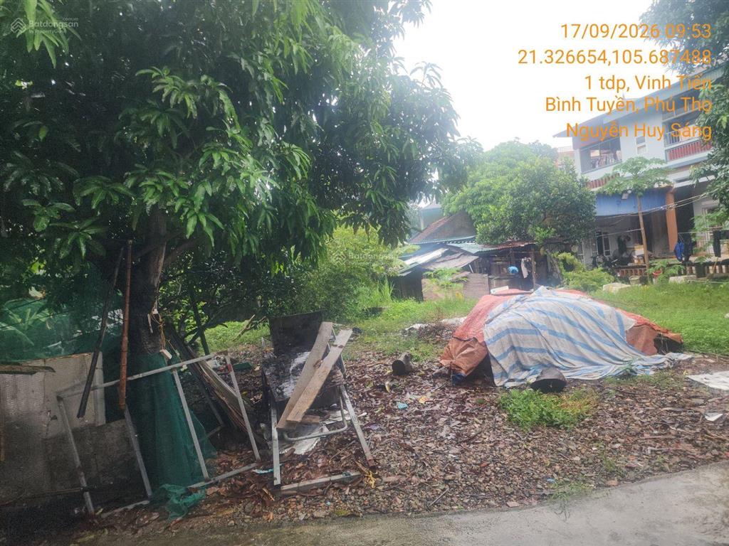 Bán td1212, tbd19, tdp bảo sơn, thị trấn bá hiến, huyện bình xuyên, tỉnh vĩnh phúc
