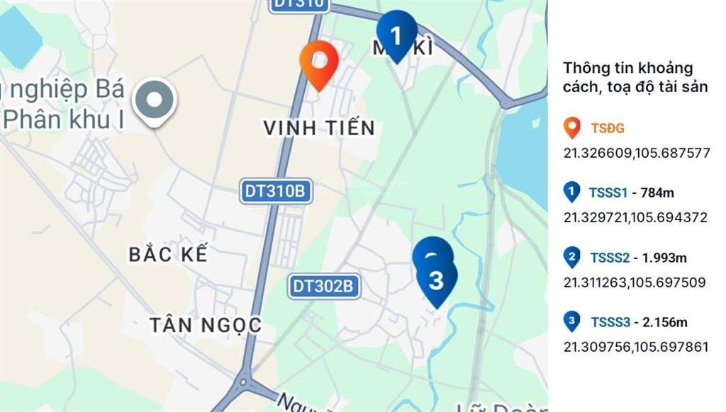 Bán td1212, tbd19, tdp bảo sơn, thị trấn bá hiến, huyện bình xuyên, tỉnh vĩnh phúc