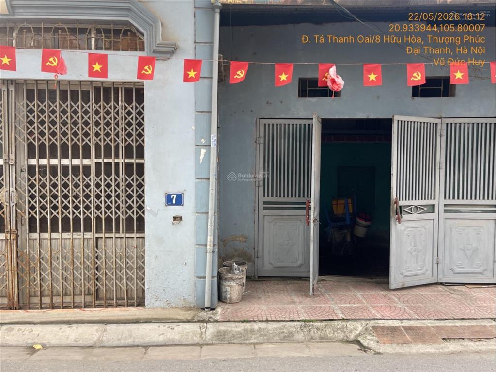 Bán nhà riêng tại td08 tbd09, đội 7, thôn thượng phúc, xã tả thanh oai, huyện thanh trì, hà nội