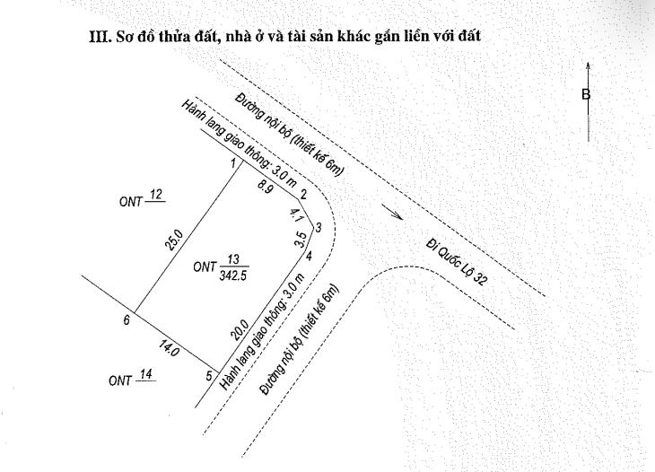 Bán thửa đất số 1213, mảnh trích đo địa chính số 612020, bản cai, thị xã nghĩa lộ, tỉnh yên bái
