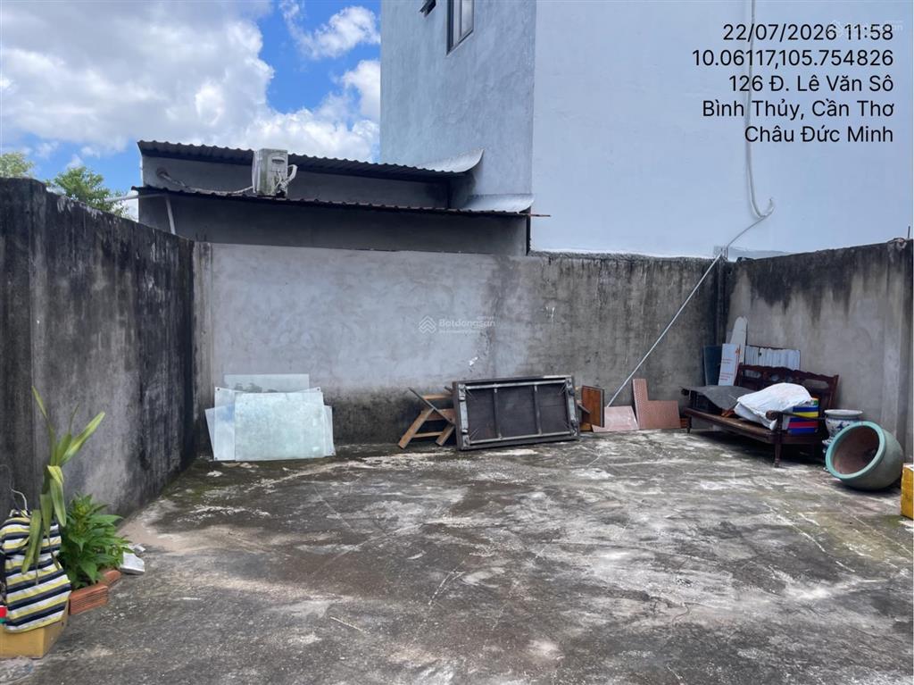 Bán thửa đất 167 tờ bản đồ 75, đường lê văn sô, khu vực 2, phường an thới, quận bình thủy, cần thơ