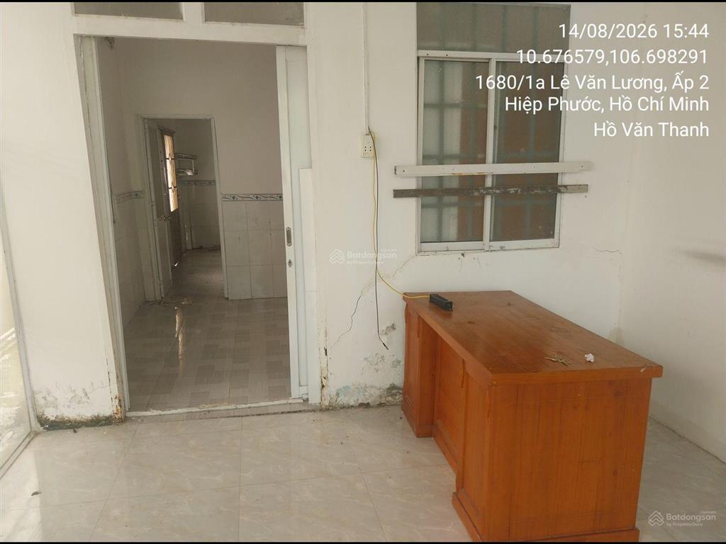Bán nhà tại 1680/1/2, lê văn lương, tổ 2, ấp 3, xã hiệp phước, hiệp phước, hồ chí minh