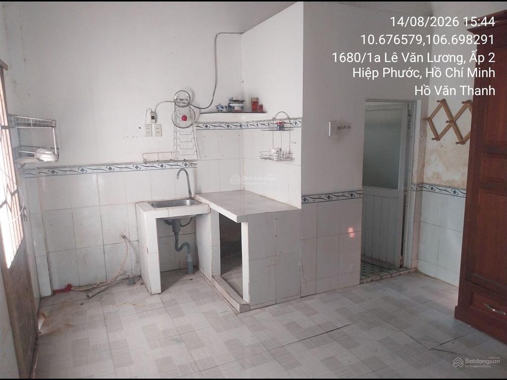 Bán nhà tại 1680/1/2, lê văn lương, tổ 2, ấp 3, xã hiệp phước, hiệp phước, hồ chí minh