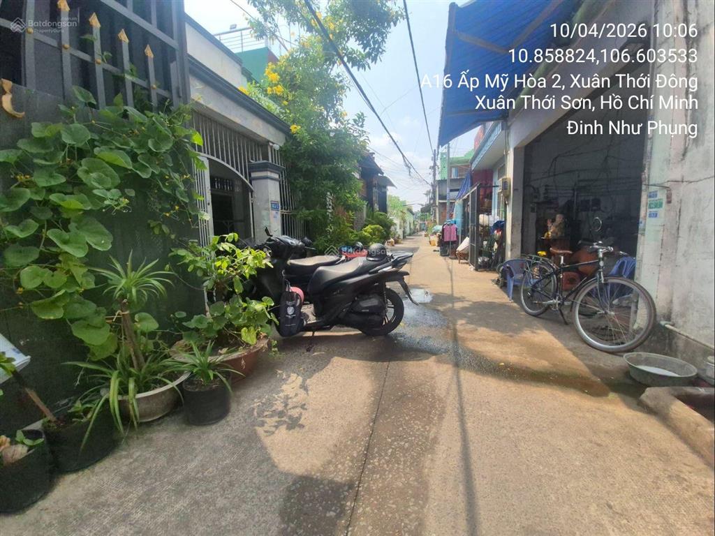 Bán nhà riêng tại td113, tbd31, a11/2 ấp mỹ hòa 2, xã xuân thới đông, huyện hóc môn, tp hồ chí minh