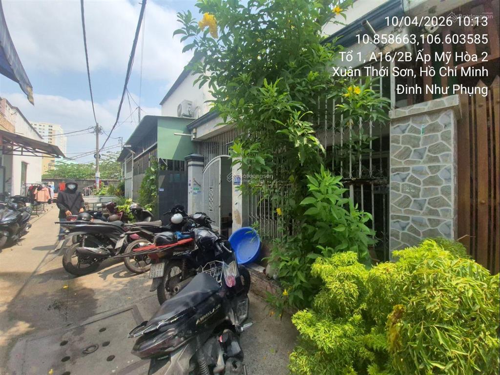 Bán nhà riêng tại td113, tbd31, a11/2 ấp mỹ hòa 2, xã xuân thới đông, huyện hóc môn, tp hồ chí minh