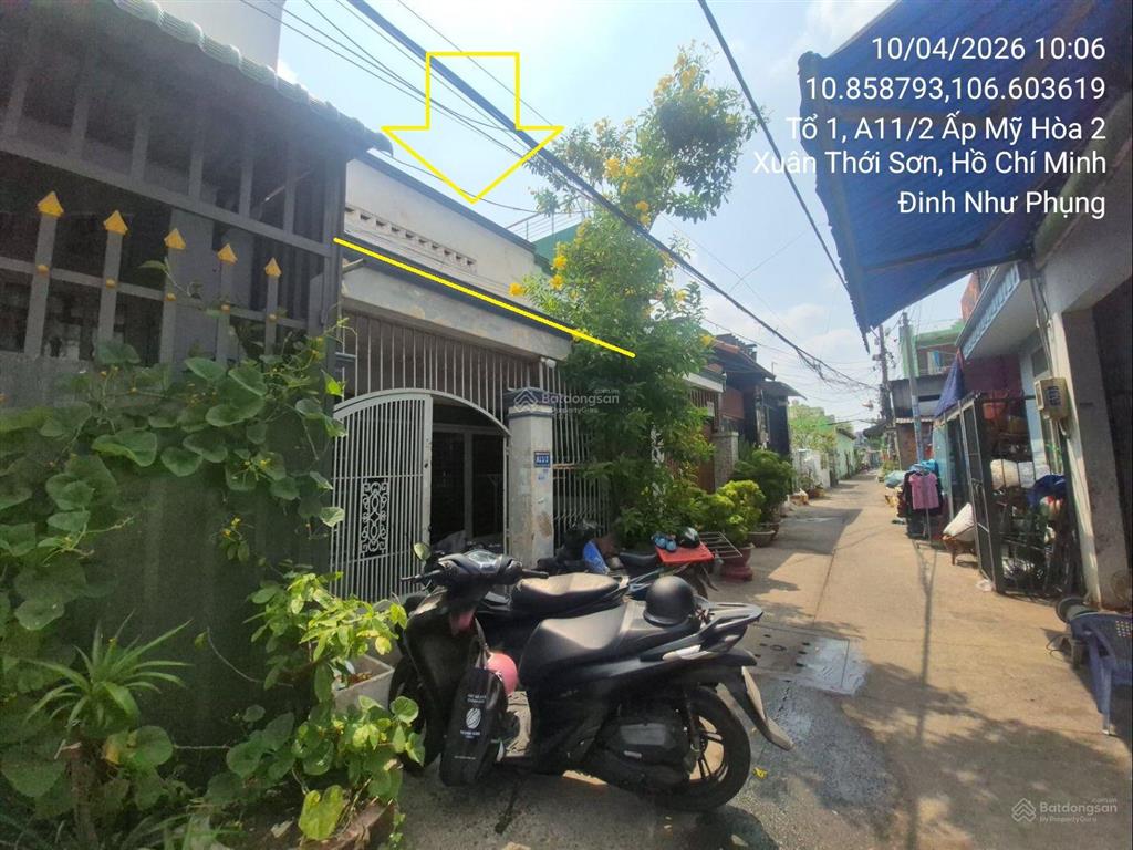 Bán nhà riêng tại td113, tbd31, a11/2 ấp mỹ hòa 2, xã xuân thới đông, huyện hóc môn, tp hồ chí minh