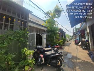 Bán nhà riêng tại td113, tbd31, a11/2 ấp mỹ hòa 2, xã xuân thới đông, huyện hóc môn, tp hồ chí minh