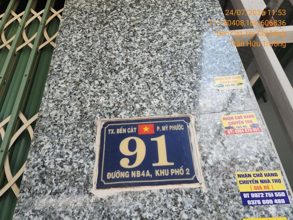 Bán nhà riêng tại td35993560 tbd51, phường mỹ phước, thành phố bến cát, tỉnh bình dương