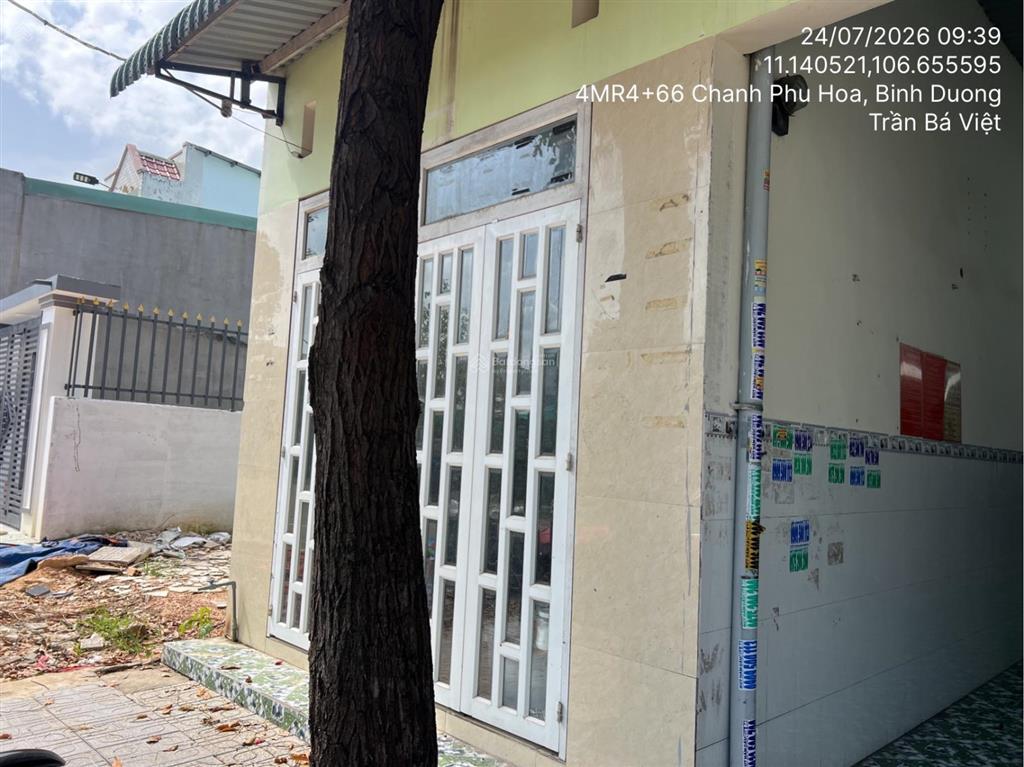 Bán nhà riêng tại td1490 tbd9, khu dc ấp 5, phường chánh phú hòa, thị xã bến cát, tỉnh bình dương