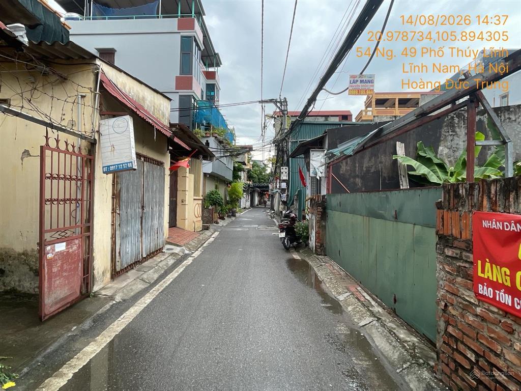 Bán một phần td54 tbd34, phường lĩnh nam, quận hoàng mai, thành phố hà nội
