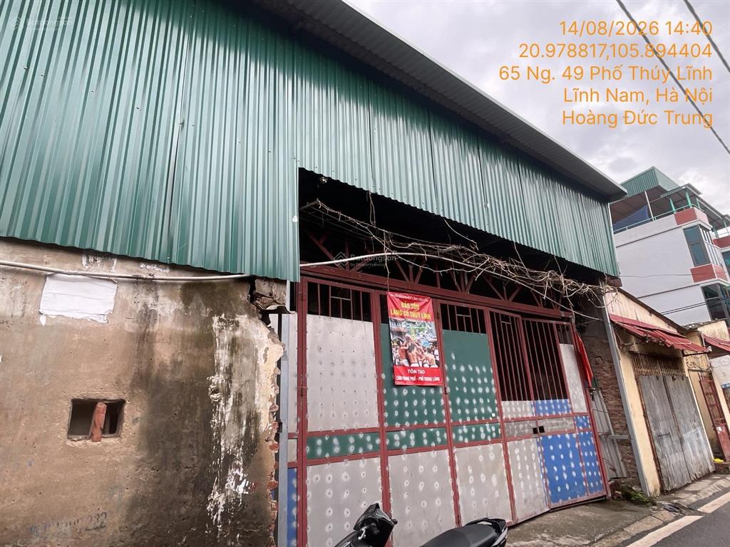 Bán một phần td54 tbd34, phường lĩnh nam, quận hoàng mai, thành phố hà nội