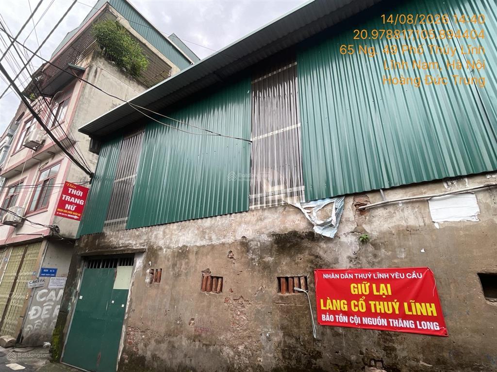 Bán một phần td54 tbd34, phường lĩnh nam, quận hoàng mai, thành phố hà nội
