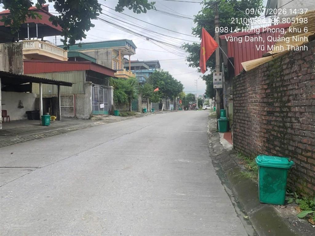 Thửa đất 61a, tờ bản đồ 44, khu 7, vàng danh, uông bí, quảng ninh